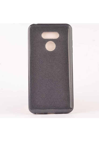 Lg G6 Kılıf Siyah Jade Simli Silikon Kapak Esnek Ince (Lg G6, Siyah)