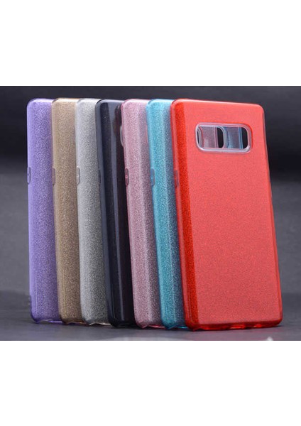 Samsung Galaxy Note 8 Kılıf Pembe Jade Simli Silikon Kapak Esnek Ince (Samsung Galaxy Note 8, Pembe) fiyatları