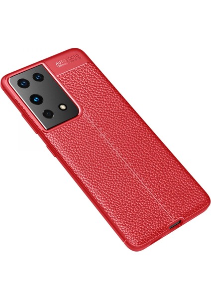 Samsung Galaxy S21 Ultra Kılıf Auto Focus Kapak - Kırmızı Nrmsa