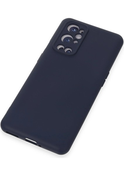 One Plus 9 Pro Kılıf Nano Içi Kadife Silikon - Lacivert Nrmsa