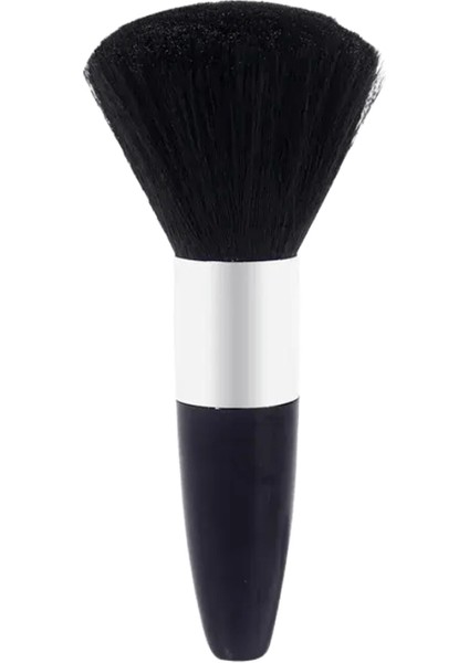 Siyah Kuaför Silme Boyun Saç Temizleme Sütbaz Saç Kesme Fırçası Berber Saç Kesim Fırçası Aksesuarlar: Gümüş B (Yurt Dışından)