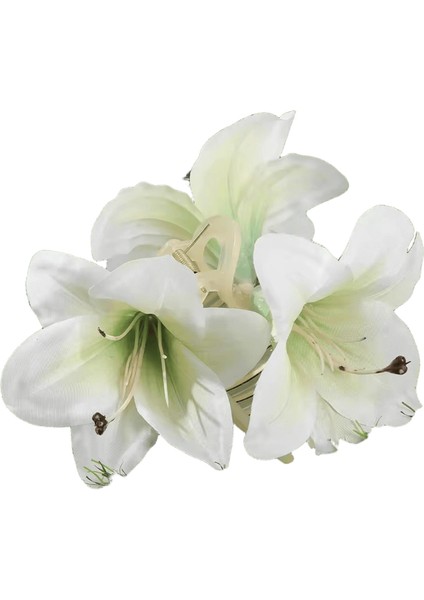 Awaytr Kravat Boyalı Lily Çiçek Saç Pençeleri Yapay Çiçek Saç Klipleri Yengeç Kadınlar Için Kız Hediye Saç Aksesuarları Sevgililer Şapkalar Renk: C (Yurt Dışından)