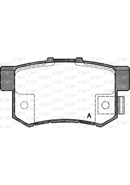 010256 Arka Balata Civic 12-15 Arka Fren 06430-S5A-E50