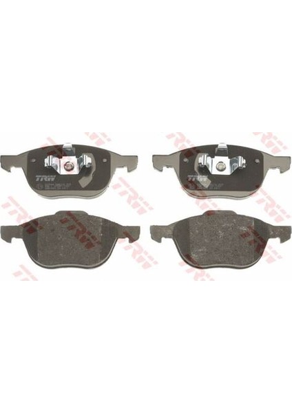 GDB1583DTE Ön Balata Focus 04-07-14- Cmax 1.6 Tdcı 03-07-11-Volvo S40 04-V50 04-C30 V70 Mazda 3 5