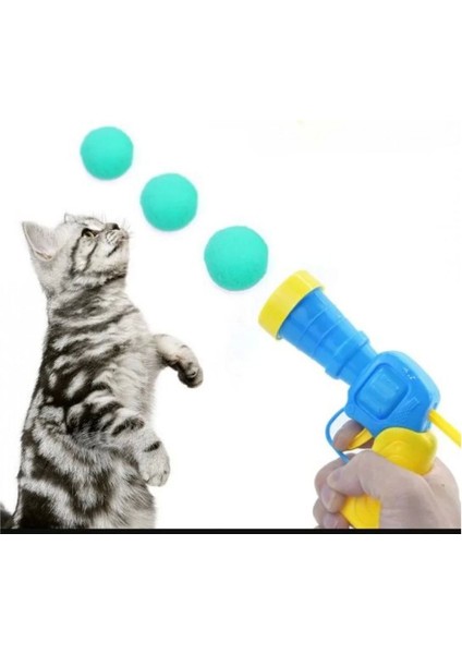 Luxury Peluş Top Atan Interaktif Kedi Oyuncağı - ECK6554-8280 1 Adet