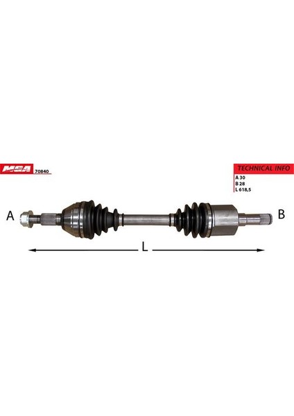 70840 Aks Sol Antara / Captiva 07-