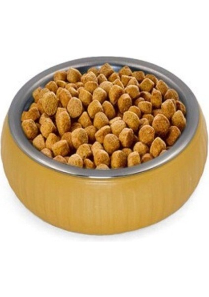 Luxury Mikopet Organik Seramik Mama Kabı Sarı 1 Adet