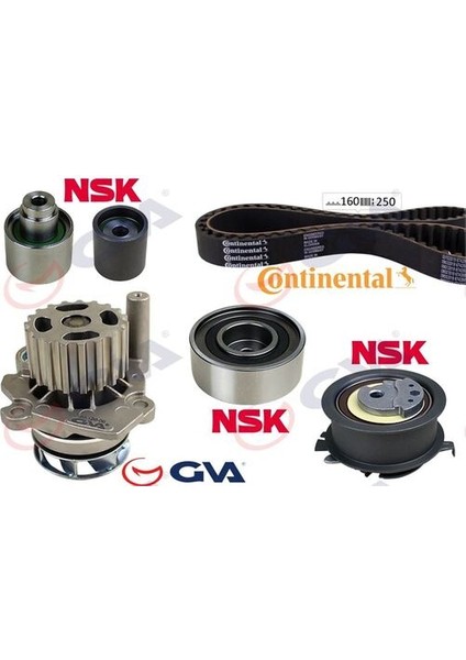 59WPK7575-1 Devirdaimli Triger Seti Crafter-T6-A3-Jetta-Caddy-Polo-Passat 1.2-1.6-2.0 Tdı Cayb/c/d-Caab/c Ckub-Cffb-Cfwa-Caga