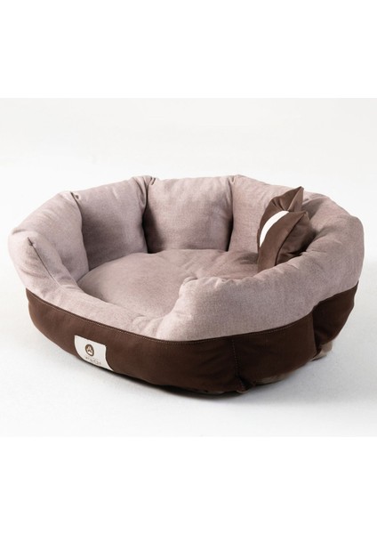 Luxury Elips Deluxe Seri Ultra Soft Yıkanabilir Iç Mekan Kedi ve Köpek Yatağı (50*40) Small Hediyeli 1 Adet