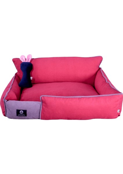 Luxury Premium Lux Seri Iç Mekan Fermuarlı Yıkanabilir Kedi ve Köpek Yatağı (55*65CM) Medium 1 Adet