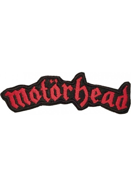 Motörhead Kırmızı Yazı Patch Yama Nakış
