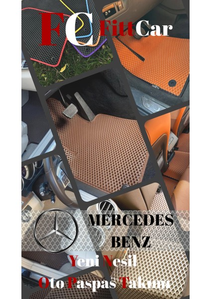 Fittcar Mercedes E W211 2002 - 2009 Akıllı Oto Paspas Takımı Eva Mat