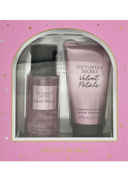 Velvet Petals Vücut Spreyi ve Losyonu Ikili Hediye Seti