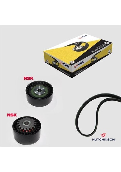 59A1415 Alternatör Gergi Seti Clıo Iı Symbol Iı–logan Sandero 1.2 16V D7F D4F