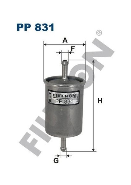 Fıltron PP831 Yakıt Filtresi Skoda Felıcıa 1.3-1.6 (95-01)