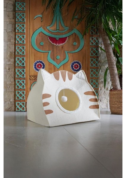 Luxury Elegant Kedi-Köpek Evi, 44X50X34CM, Sevimli Dostlarınıza Konforlu Bir Yuva 1 Adet