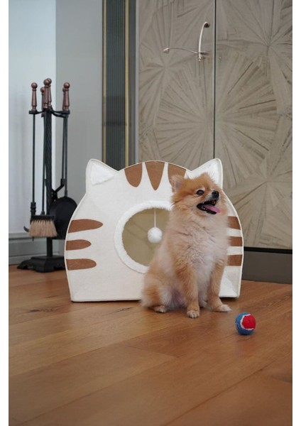 Luxury Elegant Kedi-Köpek Evi, 44X50X34CM, Sevimli Dostlarınıza Konforlu Bir Yuva 1 Adet modelleri