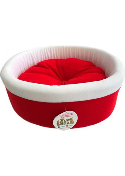 Luxury Spesiyal Simit Polar Yatak Kırmızı 54X10 cm 1 Adet