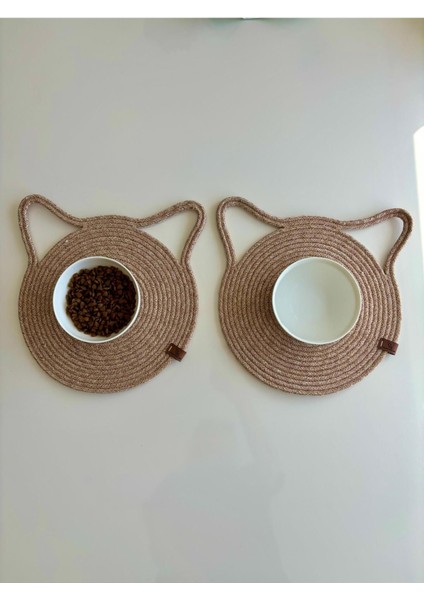 Luxury Kedi-Köpek Beslenme Paspası 2'li Kedi-Köpek Mama Altlığı 32X32CM 1 Adet