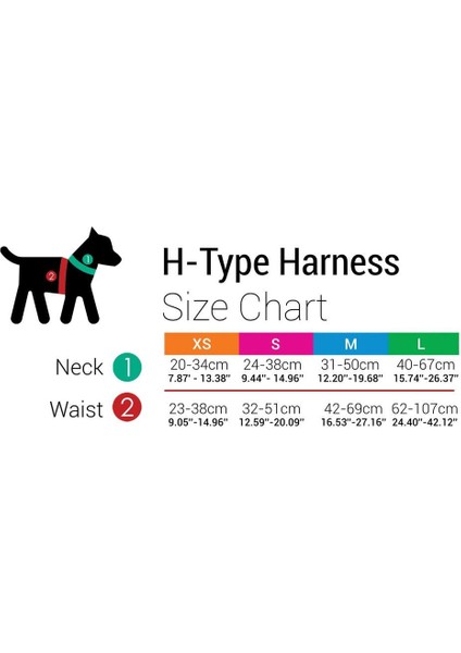 Luxury H Tipi Köpek Göğüs Tasması (Xs-S-M-L) 1 Adet