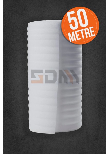 50 Metre Şilte Tabak Arası Bardak Sarma Cam Sarma Şiltesi Taşıma Taşınma Ambalaj Malzemesi 10CM