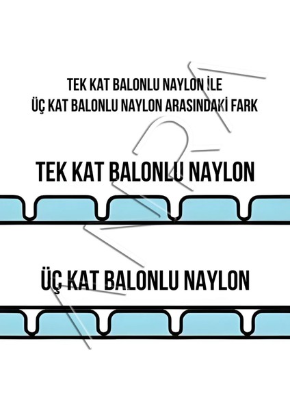 30 cm x 10 mt Üç Kat Kalın Balonlu Naylon Patpat Pıtpıt Ambalaj Paketleme Taşınma Kargo Naylonu 50GR