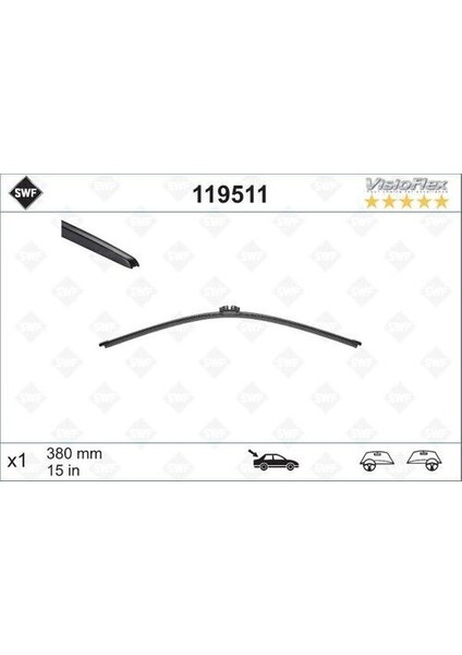 119511 E70 Silecek Arka 61627161029