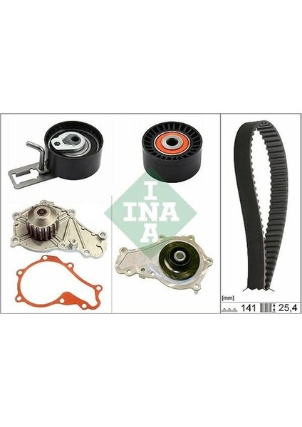 530057830 Triger Seti + Su Pompası Peugeot: 1.6hdı 207 208 30