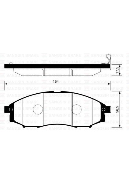 SP2078 Ön Balata Nissan D22 YD25 Navara Pick-Up Kıng Cab 2.5dı 4WD 4x4-2.4ı 4WD 02 GDB33409 41060VK190