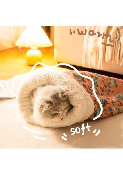 Luxury - Pamuk Peluş Kedi Yatağı 1 Adet