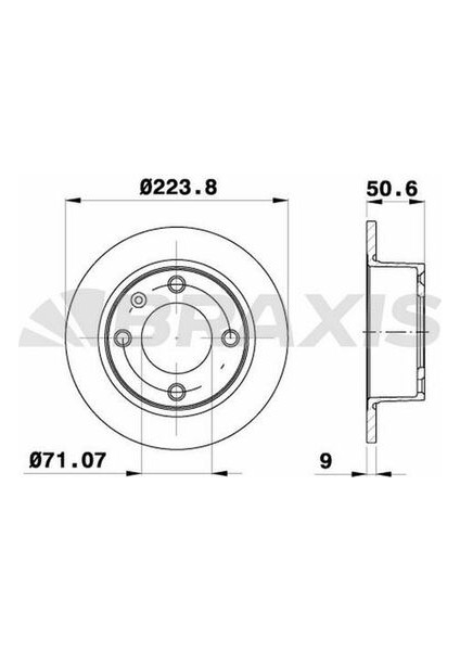 AE0282 Arka Fren Disk Aynası Xantia 1.8ı 93-01 2.0ı 93 01 3.0i 97-01 95667811