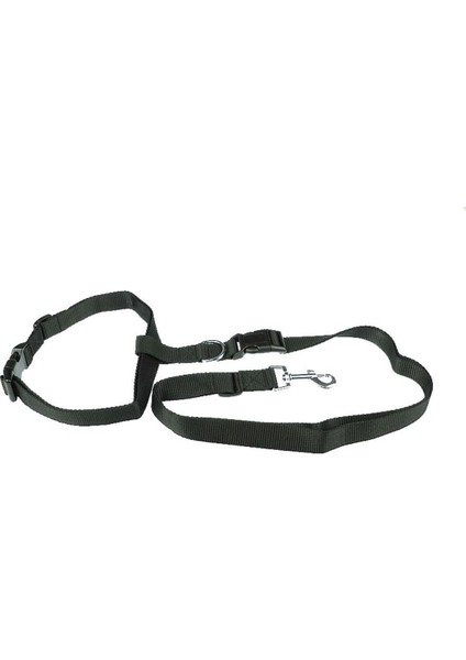 Luxury Köpek Tasması Eller Serbest Lacivert Kedi Köpek Gezdirme Bel Tasması Kayışı Ipi Ayarlanabilir Tasma 1 Adet