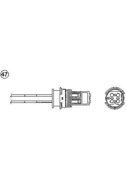 93409 Oksijen Sensörü (Katalızator Sonrası) W203 02-07 S203 02-07 W211 02-08 W164 05-11