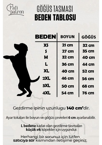 Luxury Kaçış Önleyici Köpek Göğüs Tasma Seti Küçük Irk ve Büyük Irk Köpek Gezdirme Tasması 1 Adet