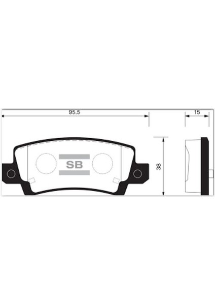 SP1472 Balata Arka Disk Infiniti FX50-G50 08 GDB3515 D4060JL00A