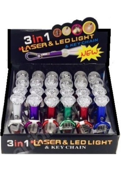 Luxury Lazer Kedi Oyuncagı Figürlü 3 Fonksiyonlu 1 Adet