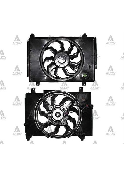 4932 Fan Radyatör Accent 06-11 Era Dizel Klimalı