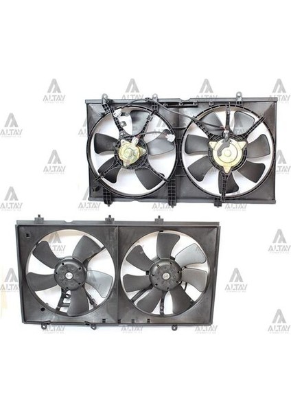 4956 Fan Radyatör Lancer 03-07 Çiftli