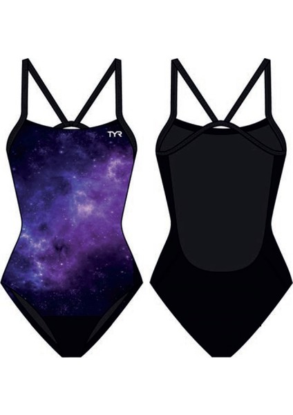 Durafast Elite® Cf Kadın Mayosu - Starborne (Mor)