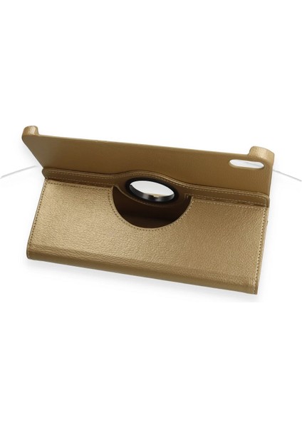 Ipad 2022 10.9 (10.nesil) Kılıf 360 Tablet Deri Kılıf - Gold Nrmsa