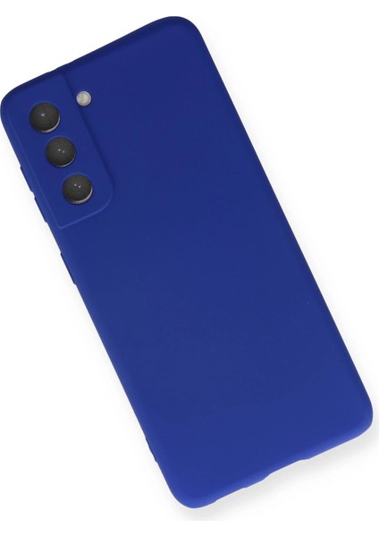 Samsung Galaxy S21 Fe Kılıf First Silikon - Lacivert Nrmsa
