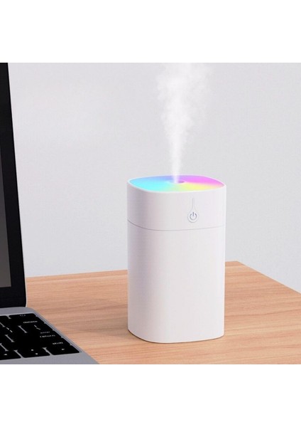 H2O 400 ml Rgb Ultrasonik Hava Nemlendirici Buhar Makinesi ve Aroma Difüzörü