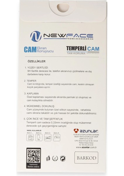 Reno 4 Lite 3D Statik Cam Ekran Koruyucu Nrmsa