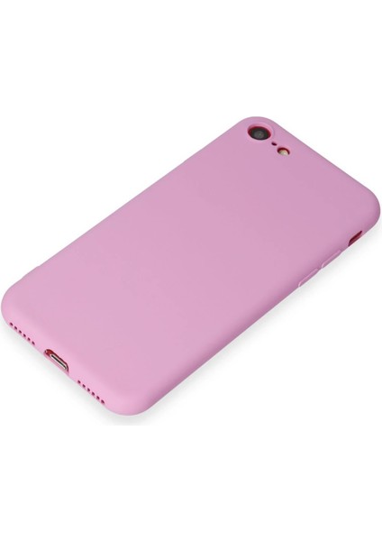 Apple iPhone 7 Kılıf First Silikon - Açık Mor Nrmsa