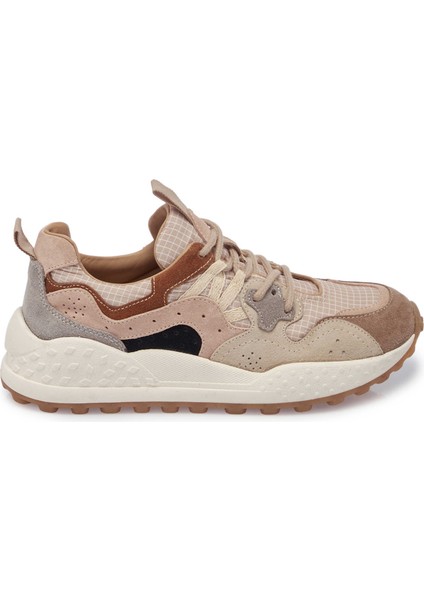 Bej Hakiki Deri-Tekstil Kadın Sneaker - K25I1AY68116-D44 modelleri