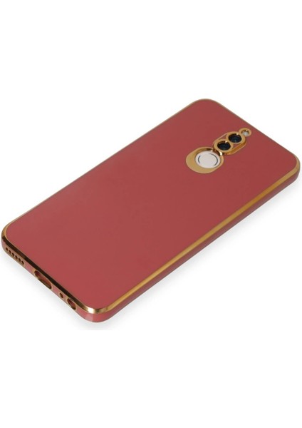 Huawei Mate 10 Lite Kılıf Volet Silikon - Kırmızı Nrmsa