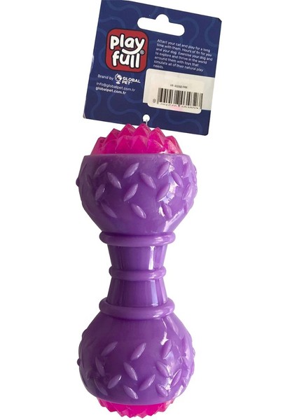 Luxury Fırsat Byr Aktivite Sesli ve Işıklı Köpek Oyuncak Dumbel 5X15 cm Mor Yeni 1 Adet