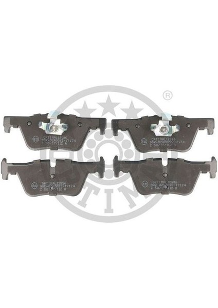 Optımal BP12586 Fren Balata Seti Diskli Fren 1F20 -1F21 -3F30-F80 -3 Gran TURISMOF34 -3 TOURINGF31 -4 COUPEF32-F82
