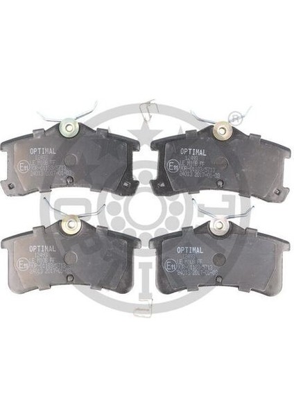 Optımal BP12493 Fren Balata Seti Diskli Fren Avensis T22 -Avensis Liftback T22 -Avensis Station Wagon T22