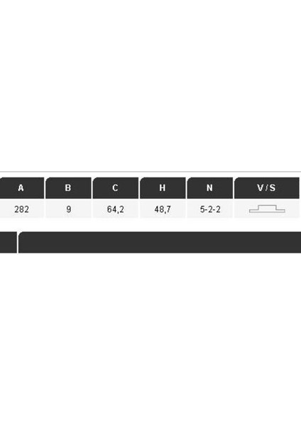 15499 Arka Fren Diski Accord 08-2.0ı-2.2ı-Tdec-Ix Sw 282 90 5dl Adet 42510-TA0-A00